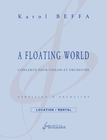 A Floating World. Concerto pour violon et orchestre Visuell
